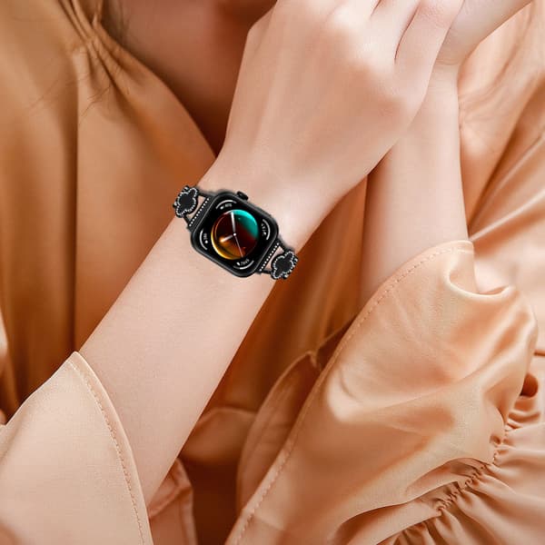 Huawei Fit 3 Klöver Kedjearmband Black Black