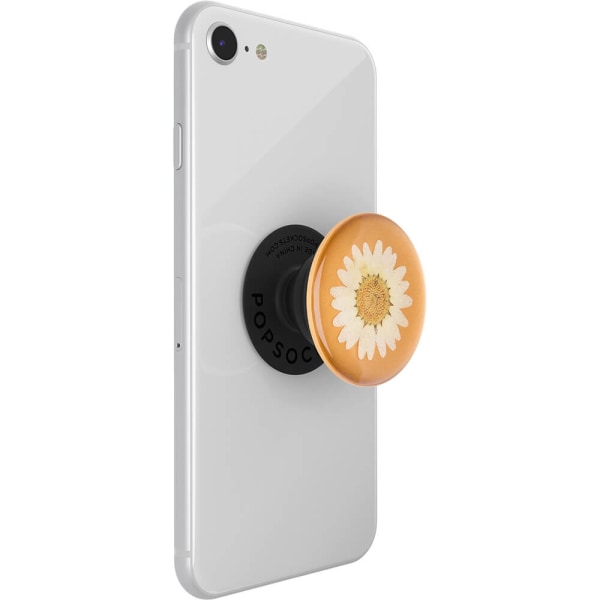 POPSOCKETS Pressed Flower White Daisy Avtagbart Grip med Ställfunktion Premium