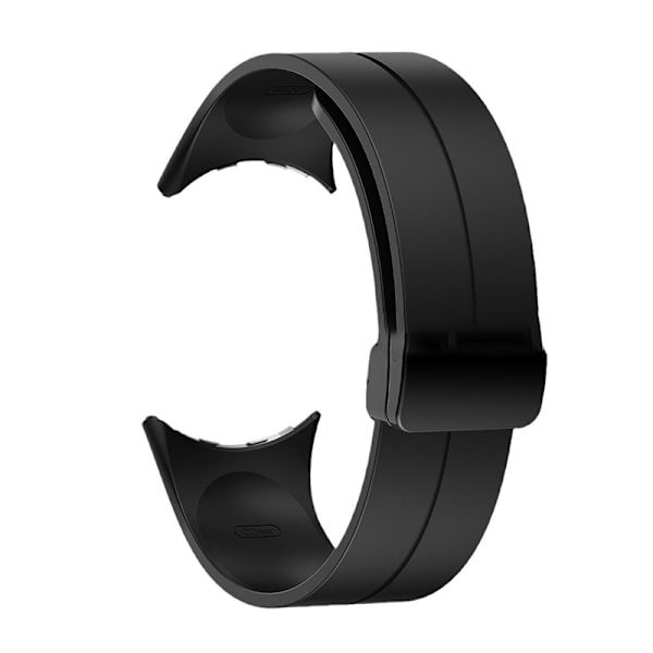 Silikonikellohihna Google Pixel Watch 3:lle (45 mm) Musta