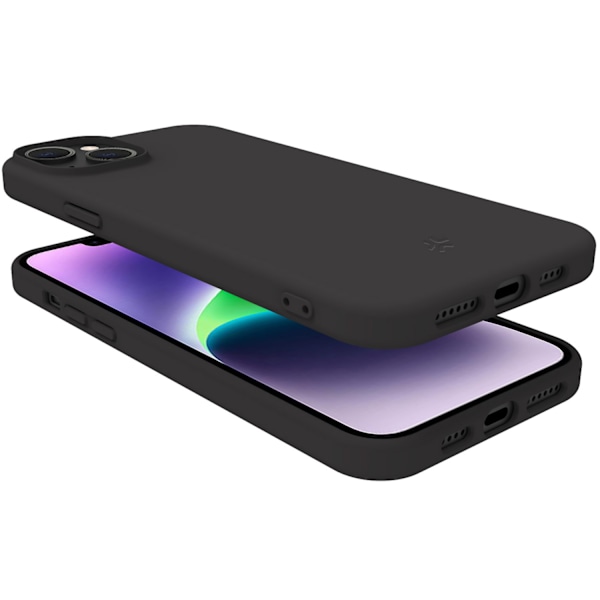Cromo Soft rubber case iPhone 15 Plus Svart