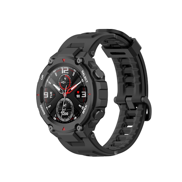 Silikoninen kellonranneke Amazfit T-Rex Prolle Musta