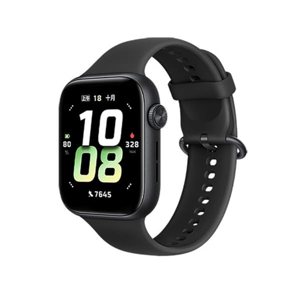 Stilfuld silikonerem til HONOR WATCH 5 Black Black
