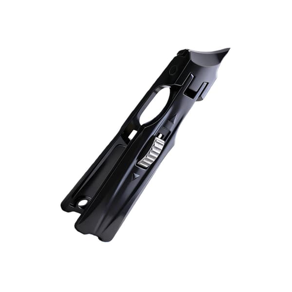 Titan Svart Push-Pull Lås Vinklad Nagelklippare - Tysk Precision, Anti-Stänk Design