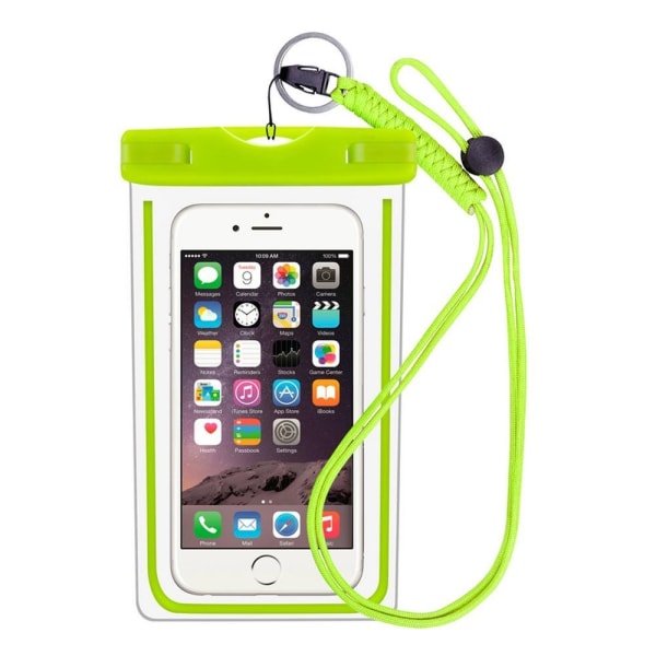 Vattentät mobilväska för smartphone - universal - grön