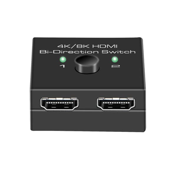 HDMI 8K Dubbelriktad Switch - 2 in 1 ut