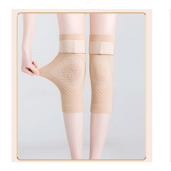 Sommer Tynde Knæbeskyttere - Åndbar og Komfortabel Støtte Beige XL