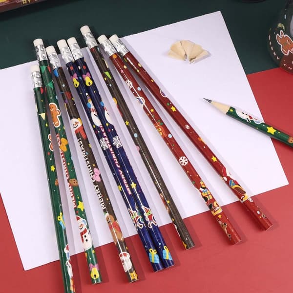 HB Julpennor - 30-pack: Perfekt för barn, skolor och festligt skrivande Red Red
