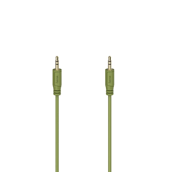 Lydkabel Flexi-Slim 3,5mm-3,5mm Guld Grøn 0,75m