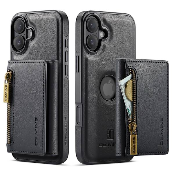 2-i-1 magnetisk telefoncover til iPhone 16 Pro - Sort