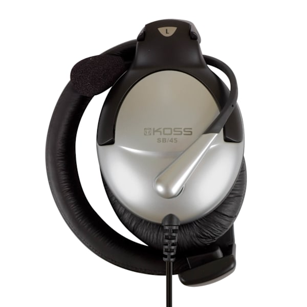 KOSS Headset SB45 USB On-Ear Silver/Svart