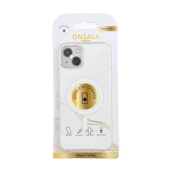 Mobilskal TPE/PC MagSeries Transparent - iPhone 15 Plus