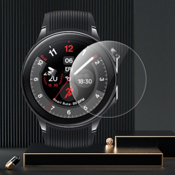OnePlus Watch 2 Skærmbeskytter (International Version) - 2-pakning