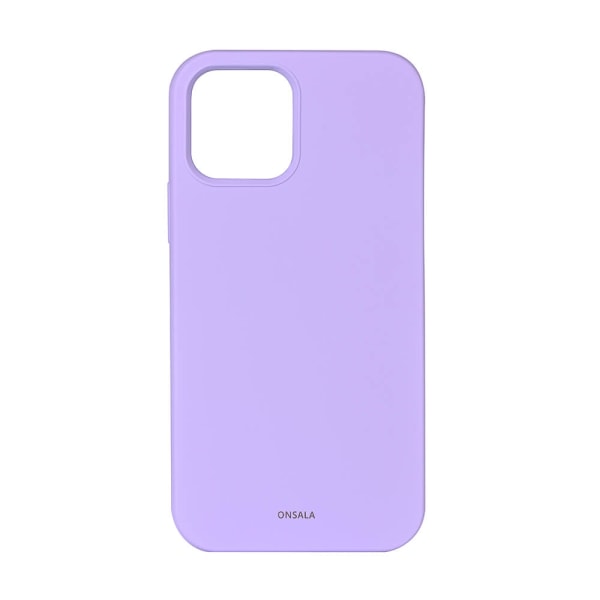ONSALA Mobilskal Silikon Purple - iPhone 12/12 Pro