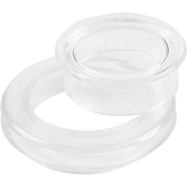 Paraply Hål Ring och Keps Set Transparent