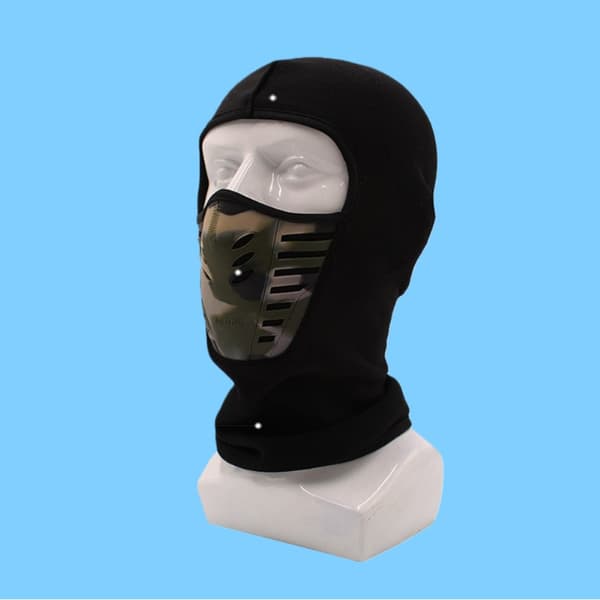 Vinter Utomhus Fleece Vindtät Ansiktsmask - Termisk Balaclava för Cykling, Skidåkning och Mer
