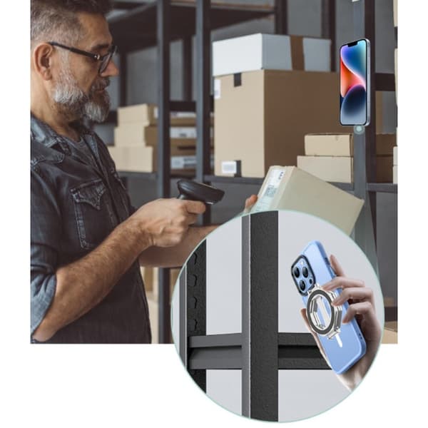 Universelt multifunktionelt magnetisk stativ til telefon, tablet og bærbar computer med 7 justerbare vinkler Black Black
