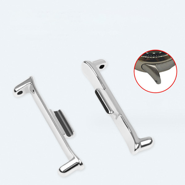14 mm:n rannekeliitin Mi Bandille ja Redmi Watchille Hopea