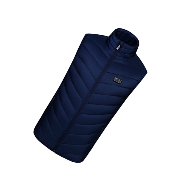 Varmevest M01, dobbeltstyring med 15 varmezoner Blå 3XL