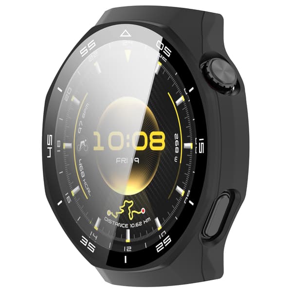 Integroitu suojakotelo Huawei Watch GT6 Pro -kellolle - Musta PC-kalvo