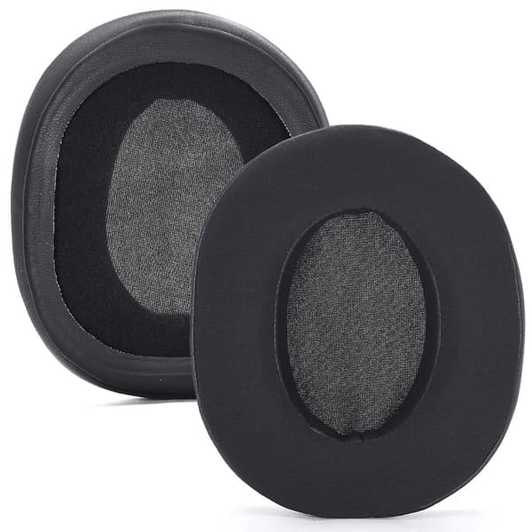 Udskiftningsørekopper til Razer BlackShark V2X - Sæt med 2, Memory Foam & Mesh Fabric