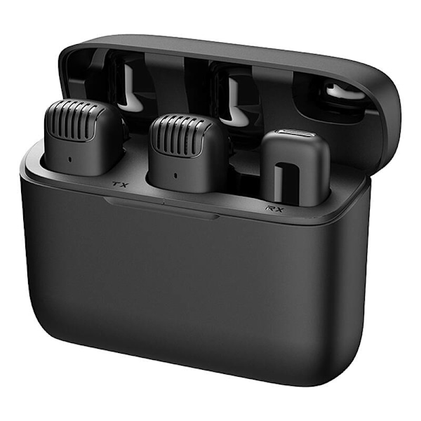 Mikrofon med laddningsfodral Apexel APL-MIC008 Type-C, 2 st.