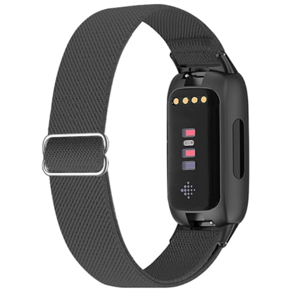 Fitbit Inspire 3 Ranneke Joustavaa Nailonia Tummanharmaa