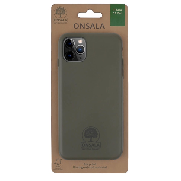ONSALA Mobilskal iPhone 11 Pro Eco Grön