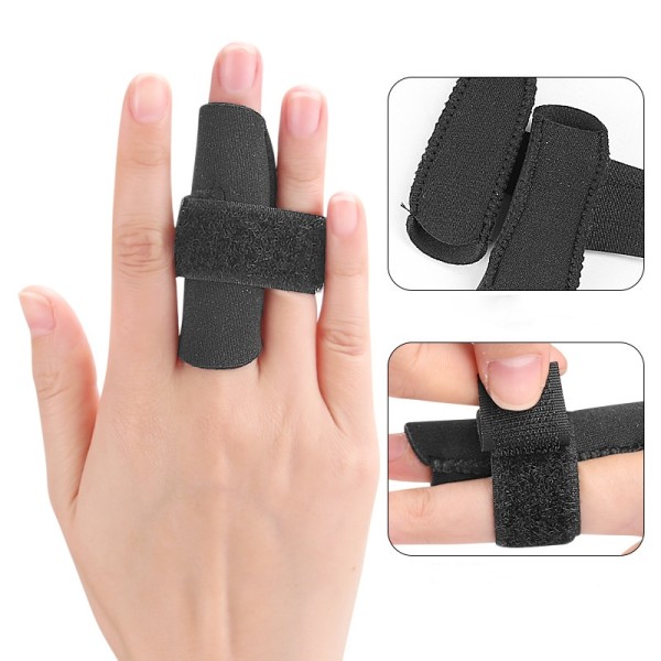 Justerbara Finger Splint Brace Finger Protectors L