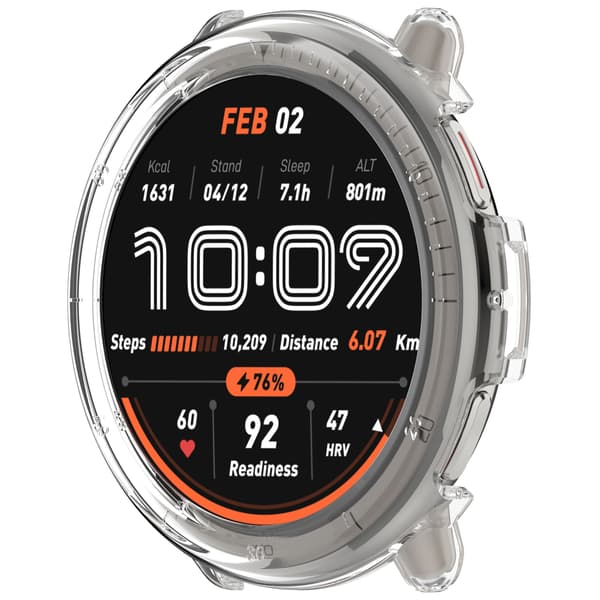 Amazfit Active2 -kotelonsuoja Transparent Transparent