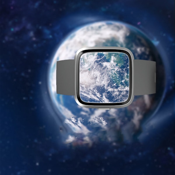 2-pak Fitbit Versa Lite Skærmbeskyttelse i Hærdet Glas
