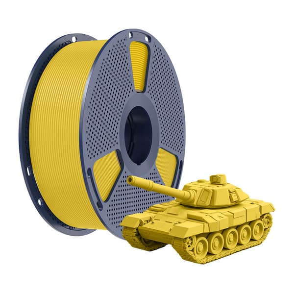 Sunlu PLA+ High-Speed gul filament 1,75 mm för FDM 3D-skrivare