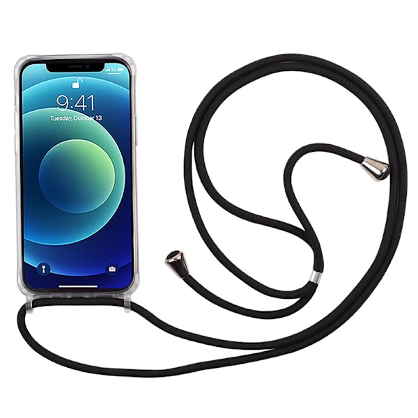 Genomskinligt mobilskal i akryl med snodd för Xiaomi Redmi 14C