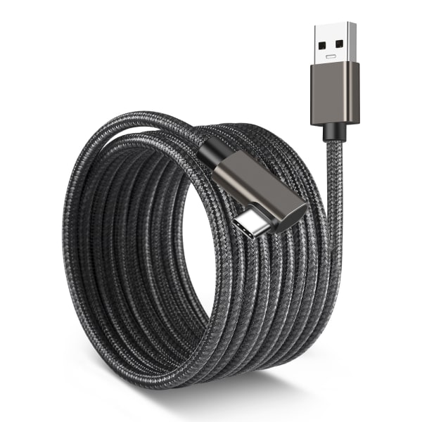 INF USB A - C tyypin linkkikaapeli Tummanharmaa 5 m