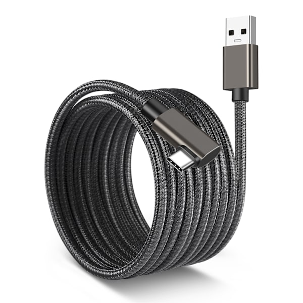 USB A til Type-C Link-kabel DarkGrey 5 m DarkGrey 5 m