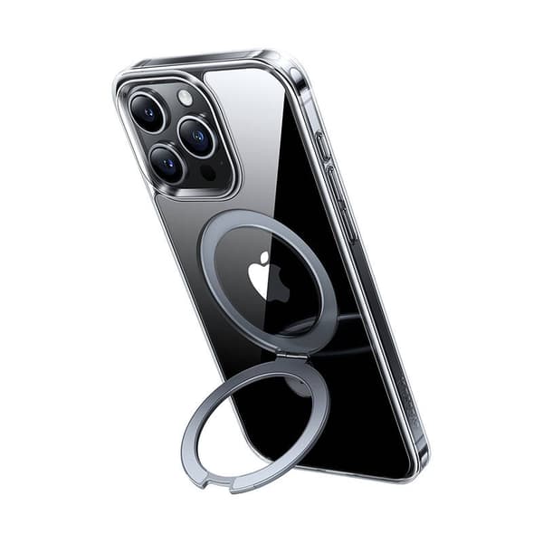 Torras telefonfodral UPRO Ostand Clear för iPhone 15 PRO (transparent)