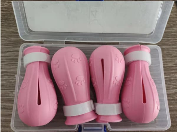 4 st multifunktionella tasskydd för katter Pink Pink
