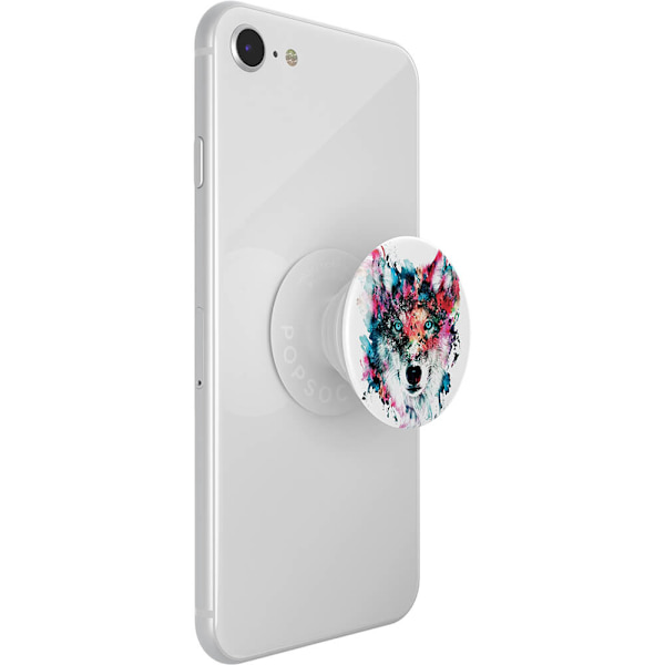 POPSOCKETS Wolf Avtagbart Grip med Ställfunktion