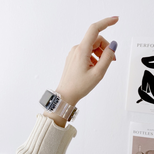 Klockarmband för Huawei Band 10/9/8/7/6 Transparent