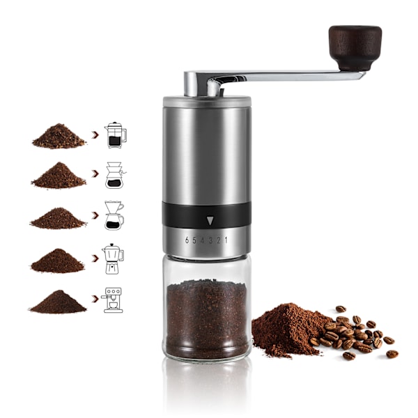 K5 Manuell Kaffekvarn - Keramisk Kärnkvarn