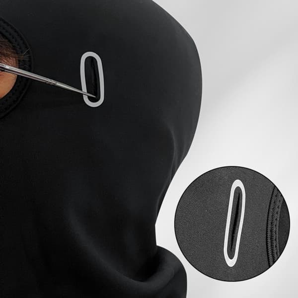 Vinter Termisk Fleece Hjälmfoder - Vindtät Motorcykel Skidmask Ansiktsmask Nackvärmare