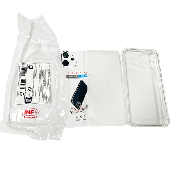 iPhone 12 Mini skal TPU Transparent
