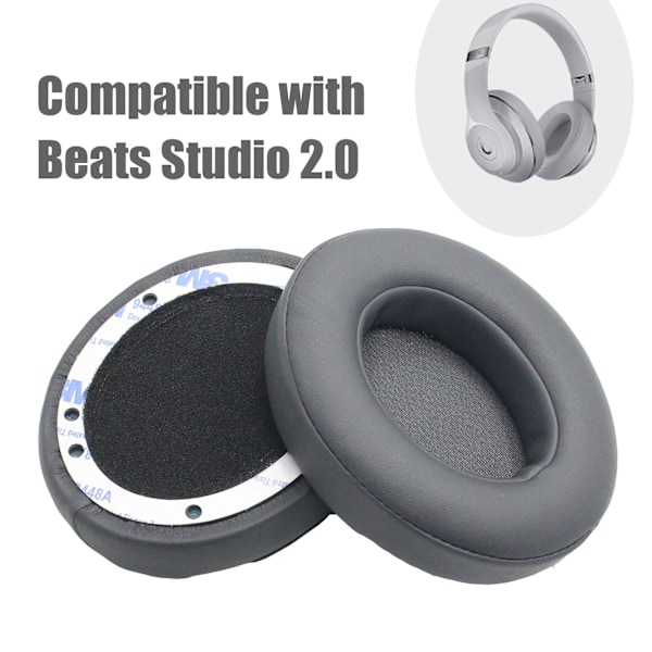 Ørepuder til Beats Studio 2.0 1 par Sort titanium