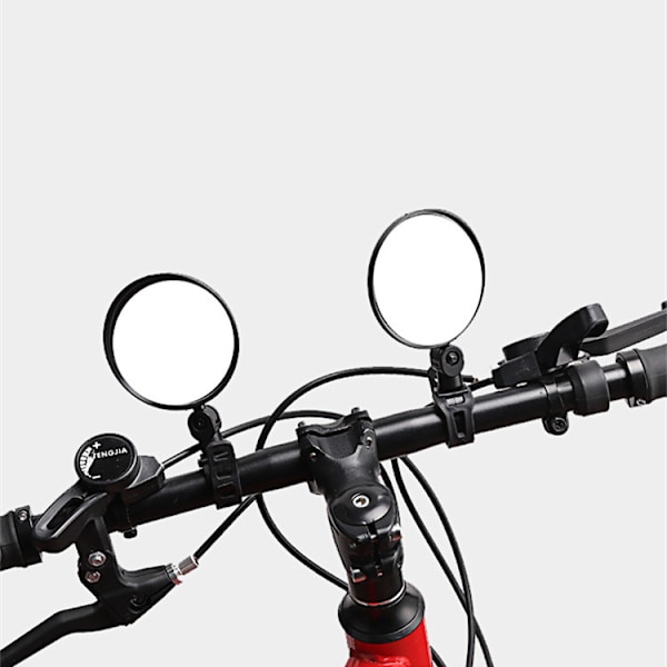INF Justerbara Backspeglar till Cyklar - 2 pack Svart