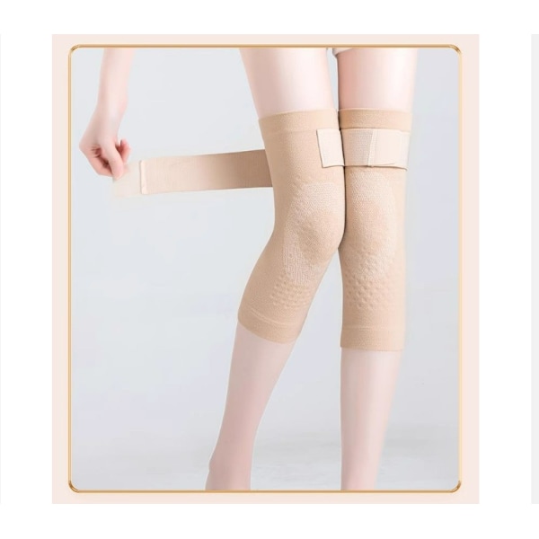 Sommer Tynde Knæbeskyttere - Åndbar og Komfortabel Støtte Beige XXL