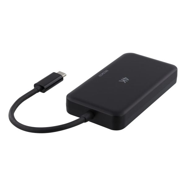 USB-C to HDMI/DP/DVI/VGA adapter, 4K, DP Alt Mode, black