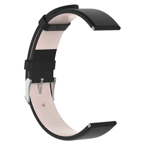 Klockarmband i Äkta Läder Black Keep B4 Black