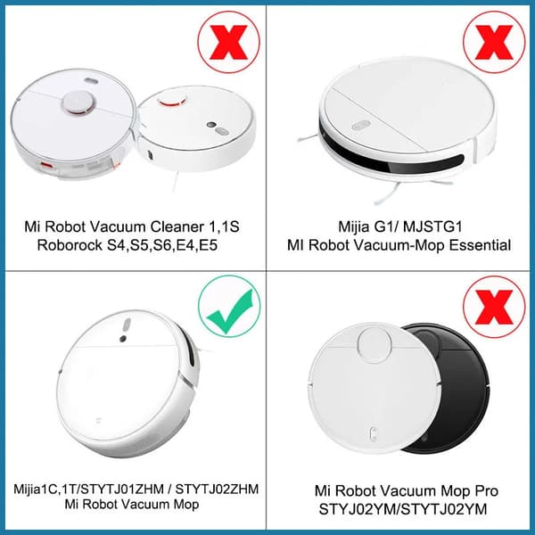 Tillbehörssats för Xiaomi Mi Robotdammsugare Mop 2 STYTJ03ZHM