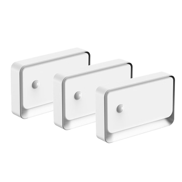 Magnetisk Sensor Korridor Nattlampa 3-Pack - Ren Vit
