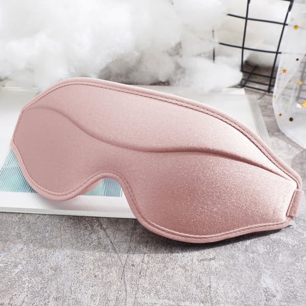 3D Sleep Mask - Perfekt Mørklægning og Komfort til Din Søvn Pink Pink