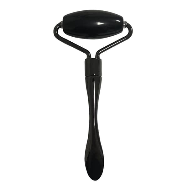 Obsidian Roller Ögonkrämapplikator: 3D Metall Massage Sticka för Ansiktslyftning & Bantning
